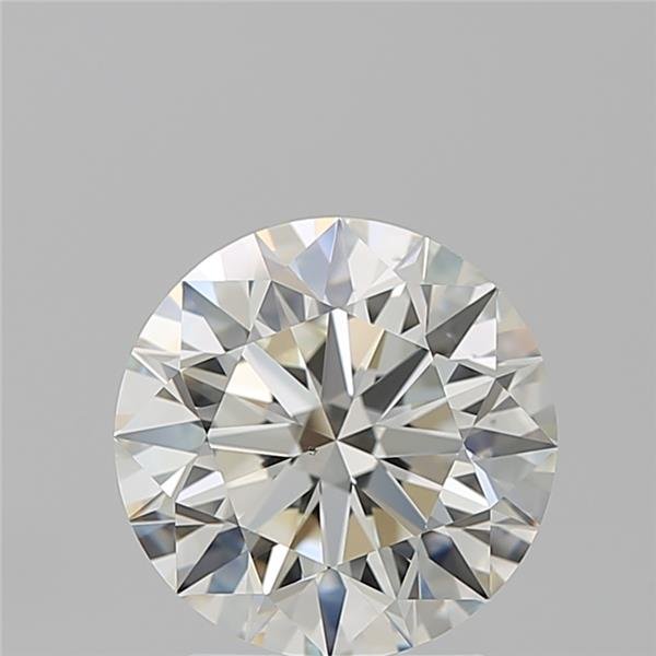 2.55ct J VS2 Rare Carat Ideal Cut Round Diamond