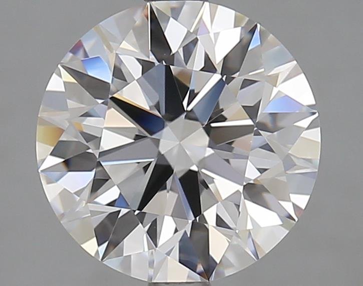 3.05ct D FL Rare Carat Ideal Cut Round Lab Grown Diamond