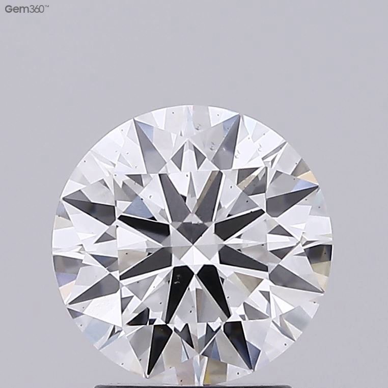 2.09ct E SI1 Rare Carat Ideal Cut Round Lab Grown Diamond