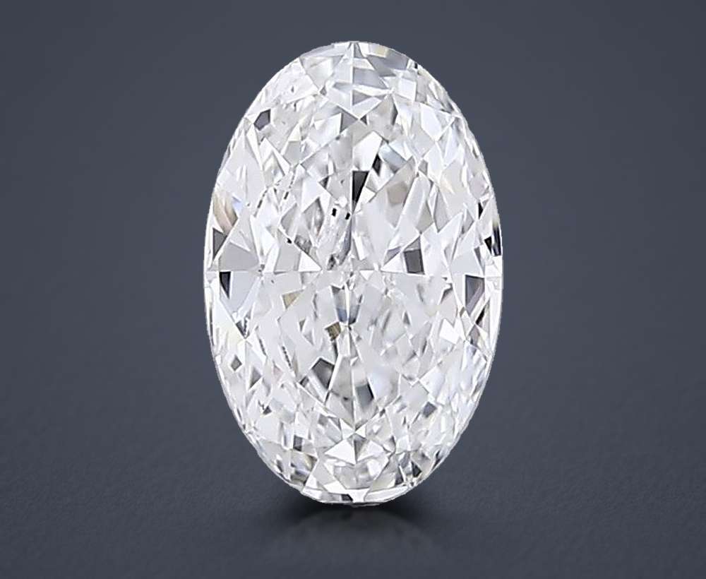 1.00 Carat Oval Lab Diamond