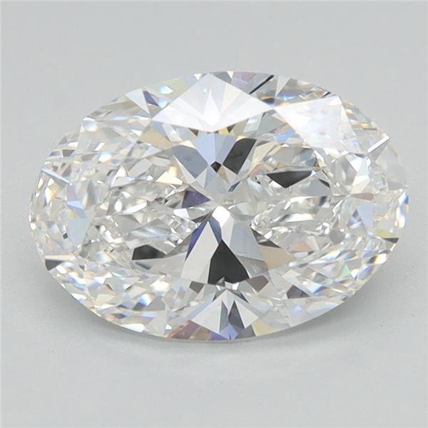 2.07ct D VVS2 Rare Carat Ideal Cut Oval Lab Grown Diamond