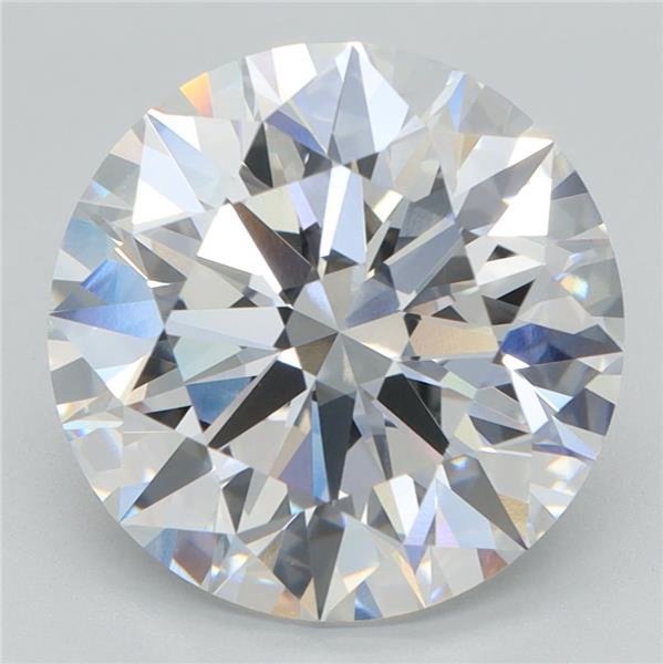 5.09ct D VVS2 Rare Carat Ideal Cut Round Lab Grown Diamond