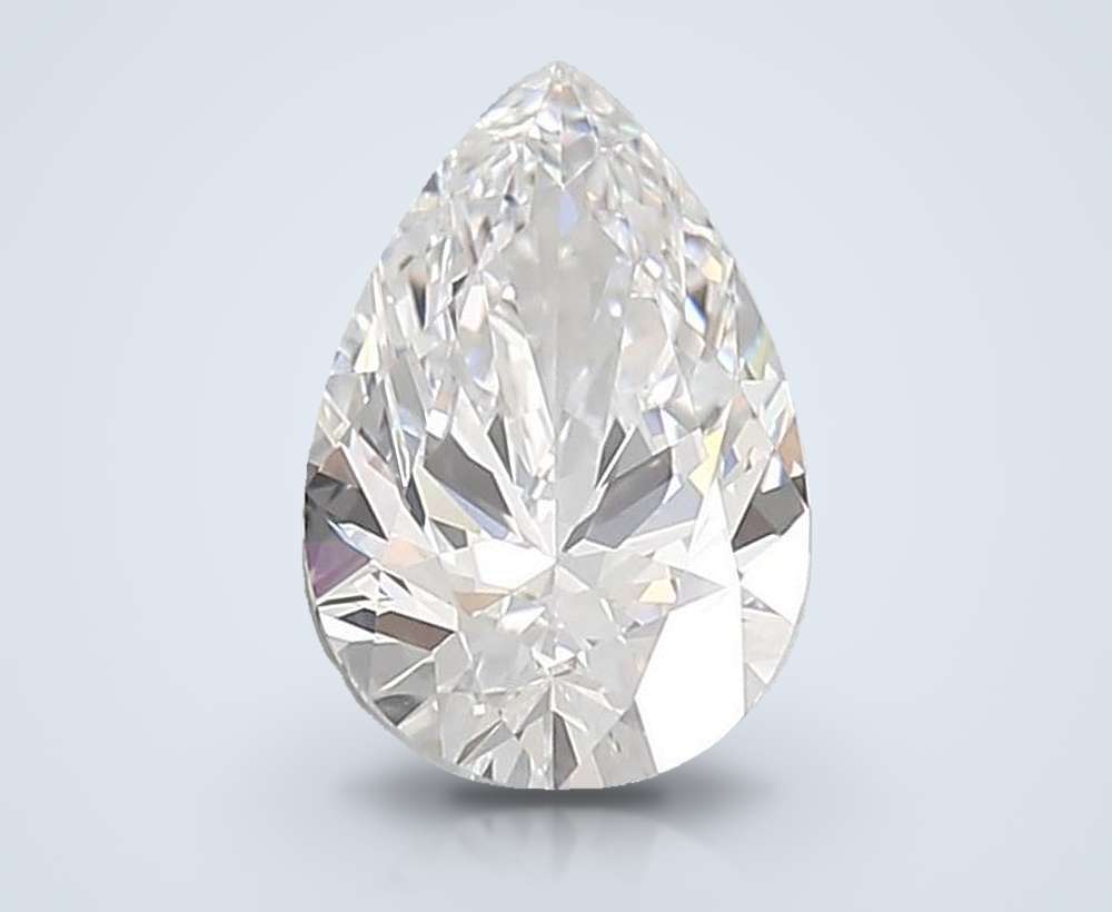 1.76 Carat Pear Lab Diamond