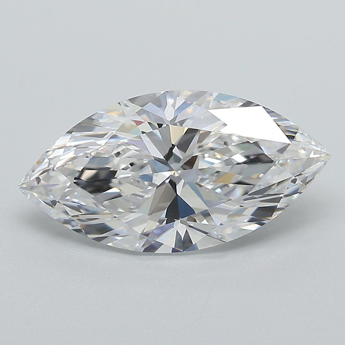 2.59ct D VVS2 Rare Carat Ideal Cut Marquise Lab Grown Diamond