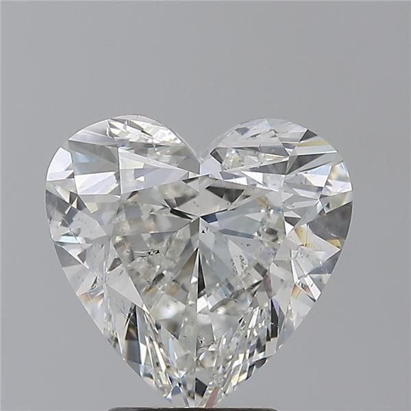 3.20ct H SI2 Rare Carat Ideal Cut Heart Diamond