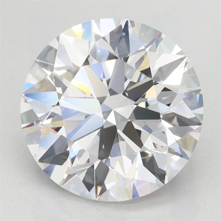 2.60ct D VVS1 Rare Carat Ideal Cut Round Lab Grown Diamond