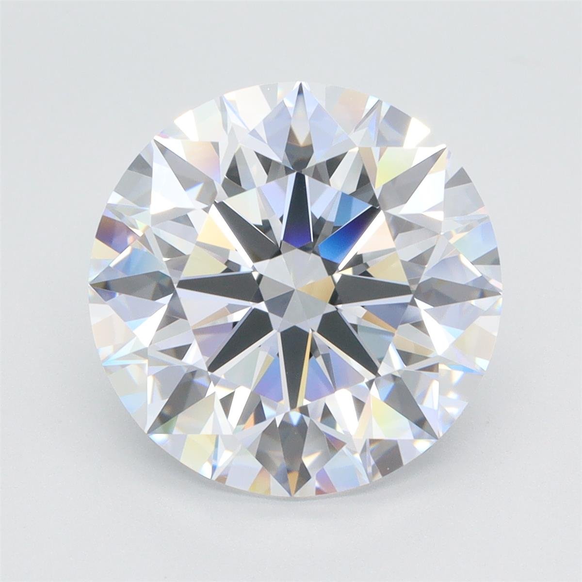 6.10ct D VVS1 Rare Carat Ideal Cut Round Lab Grown Diamond