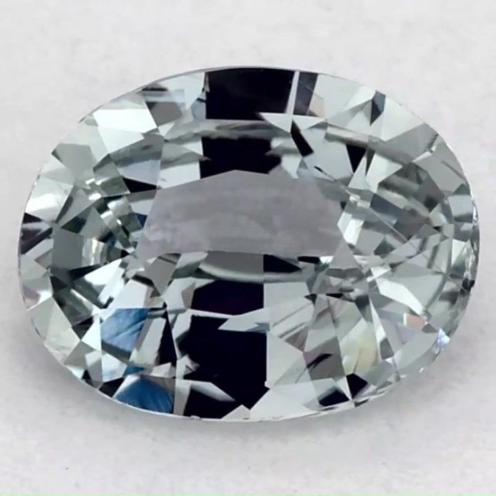 0.95 Carat Green Oval Sapphire