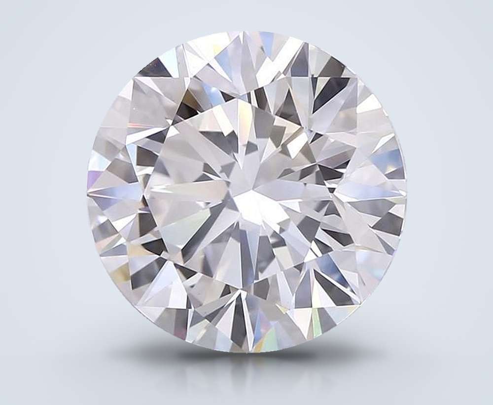 6.72 Carat Round Lab Diamond