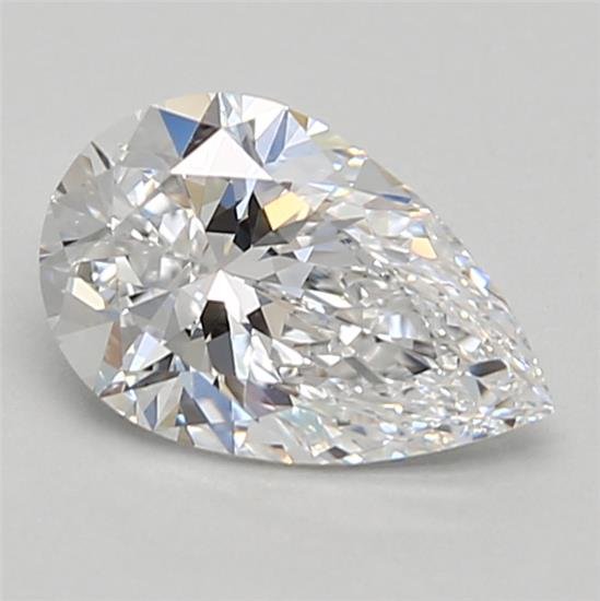 0.76ct D IF Rare Carat Ideal Cut Pear Lab Grown Diamond