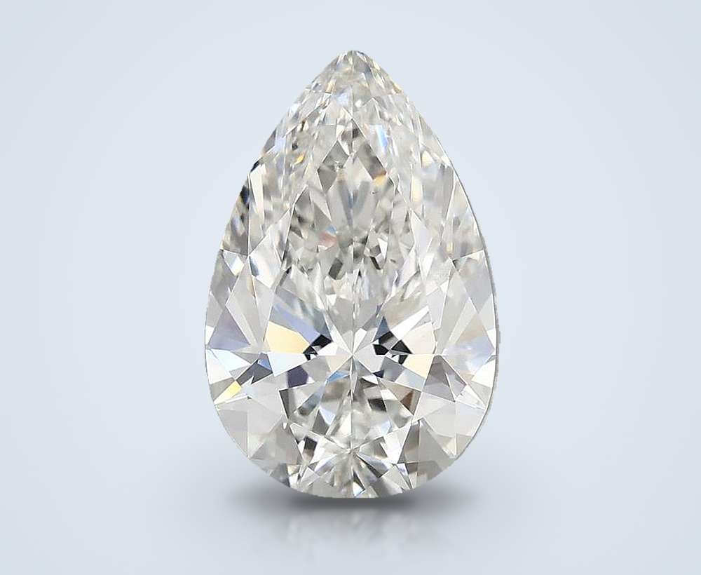 3.25 Carat Pear Lab Diamond