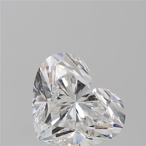 5.07ct E VS2 Rare Carat Ideal Cut Heart Diamond