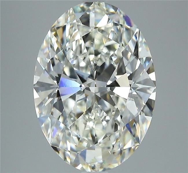 4.06ct J VS2 Rare Carat Ideal Cut Oval Diamond
