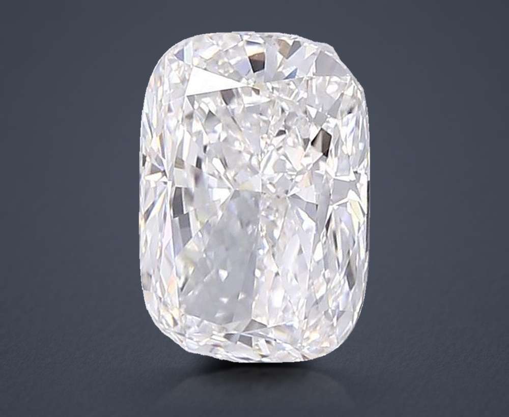 6.60 Carat Cushion Lab Diamond