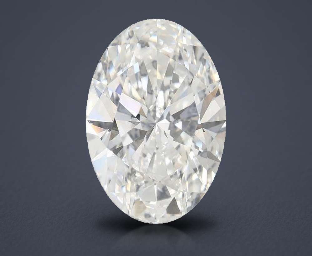 7.59 Carat Oval Lab Diamond