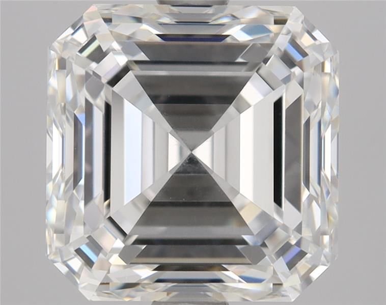 2.70ct G VVS2 Very Good Cut Asscher Diamond