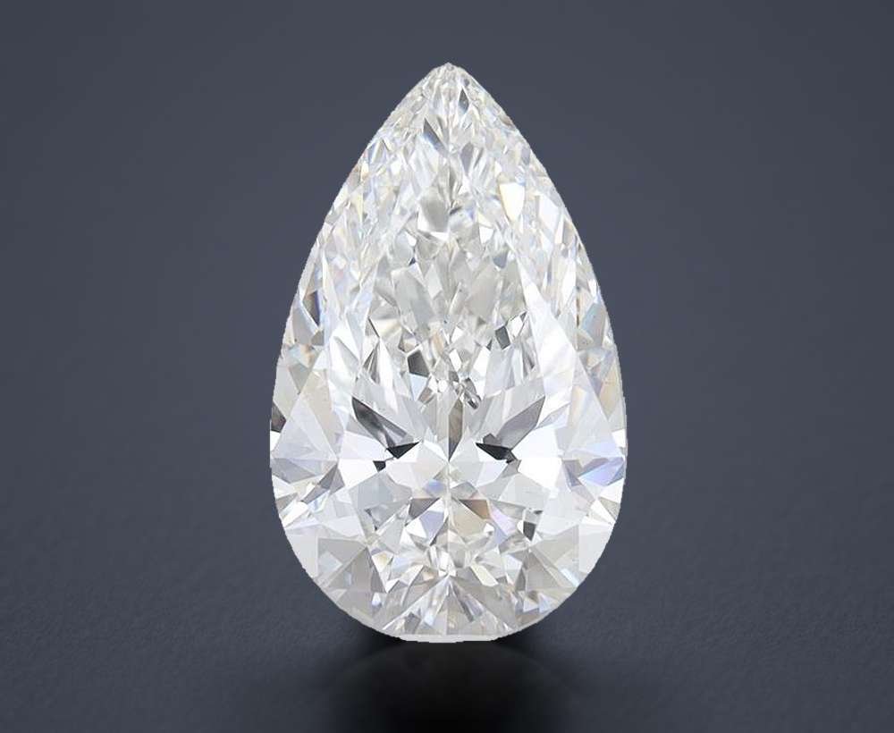 2.61 Carat Pear Lab Diamond