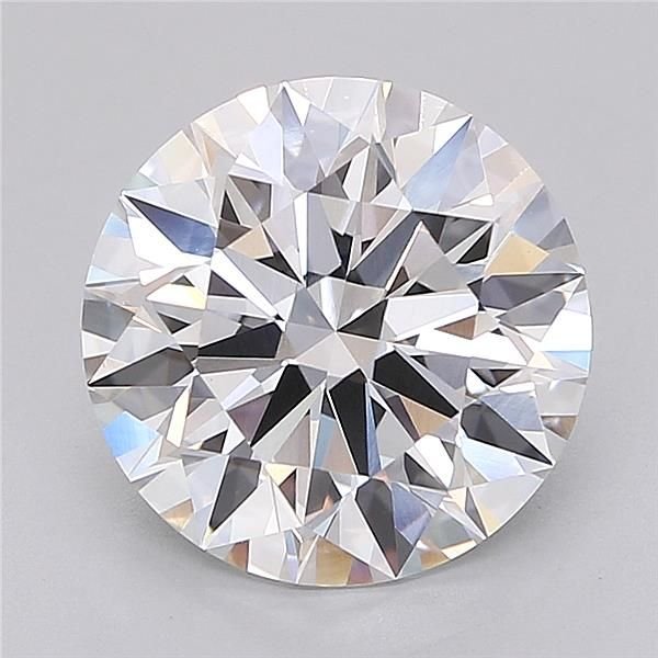 4.55ct F VVS2 Rare Carat Ideal Cut Round Lab Grown Diamond