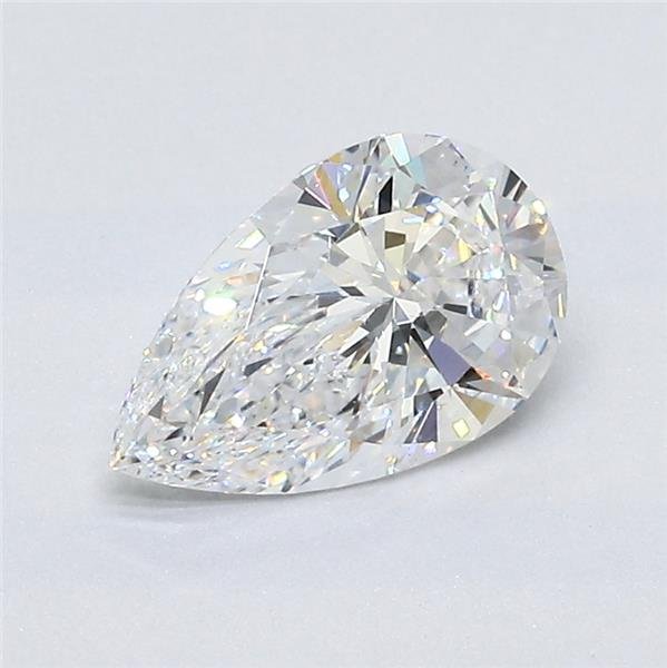 1.01ct D VS2 Rare Carat Ideal Cut Pear Diamond