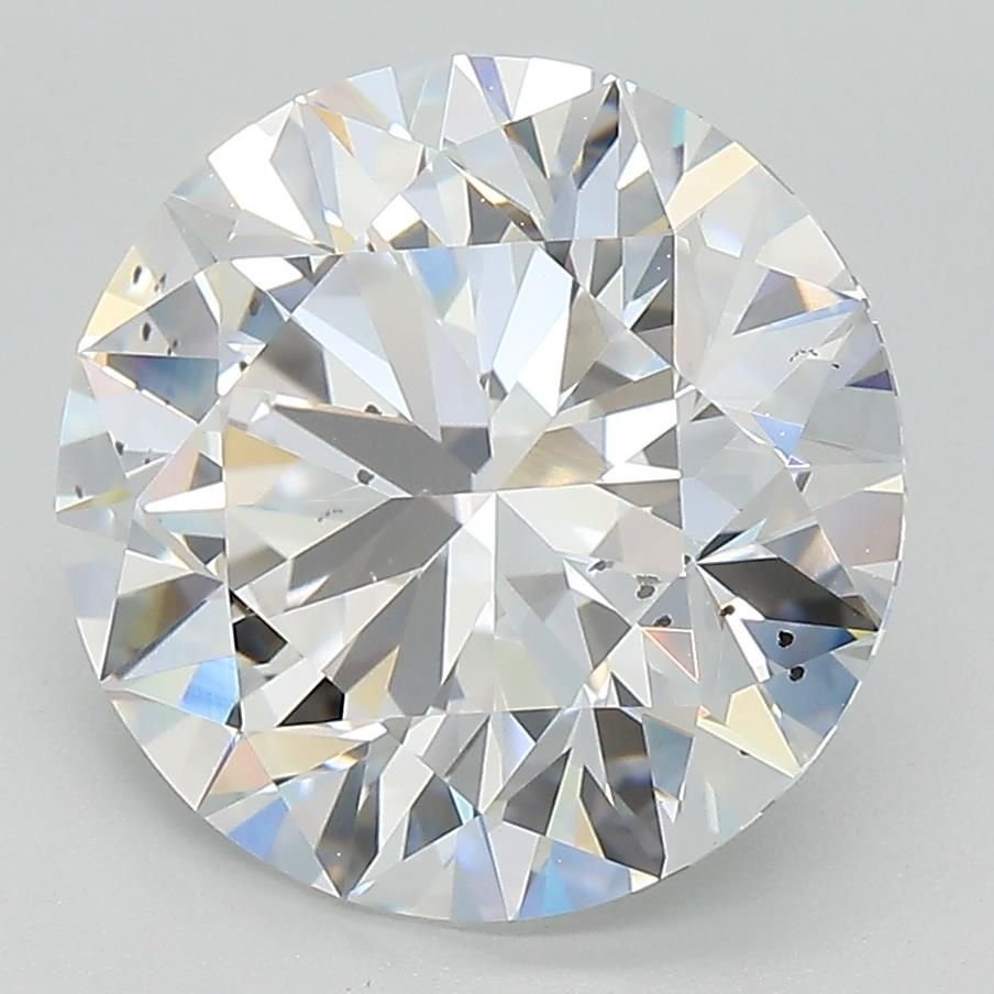 5.02ct D SI2 Rare Carat Ideal Cut Round Lab Grown Diamond