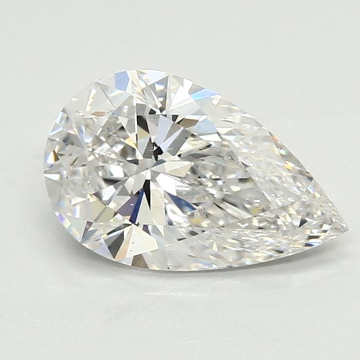 1.23ct E VS2 Rare Carat Ideal Cut Pear Lab Grown Diamond