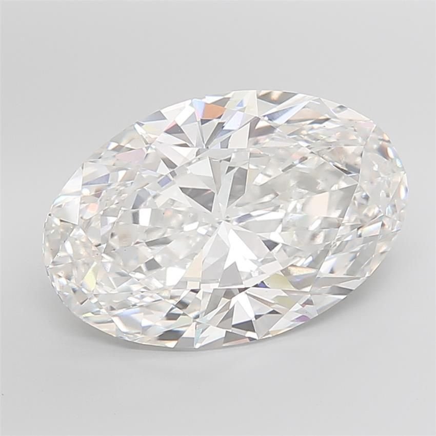 20.60ct F VS1 Rare Carat Ideal Cut Oval Lab Grown Diamond