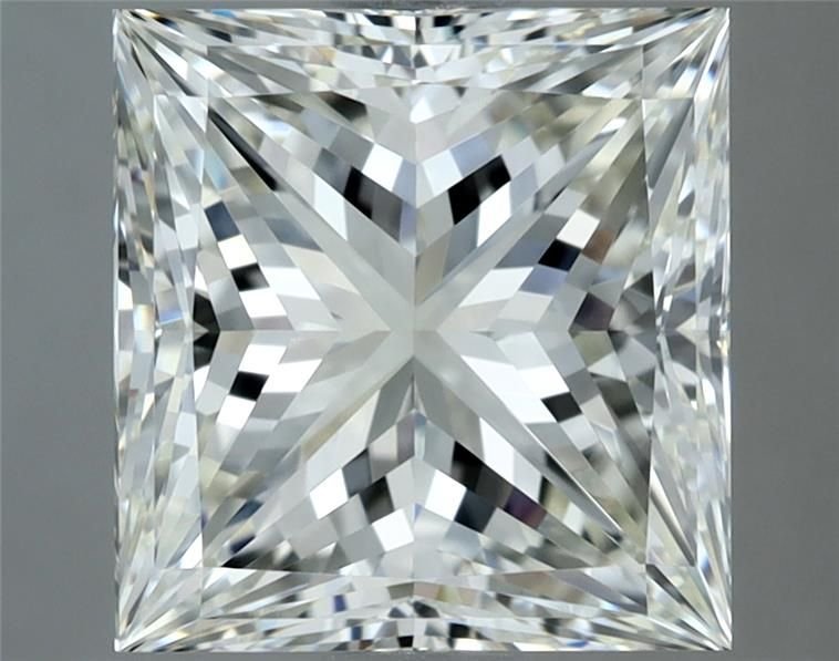 4.02ct J VVS1 Rare Carat Ideal Cut Princess Diamond