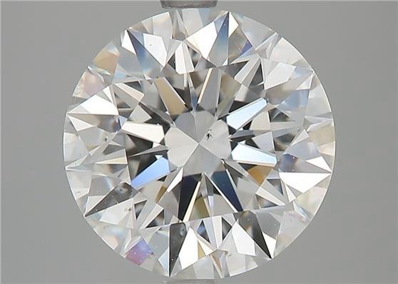 3.60ct F SI1 Rare Carat Ideal Cut Round Diamond