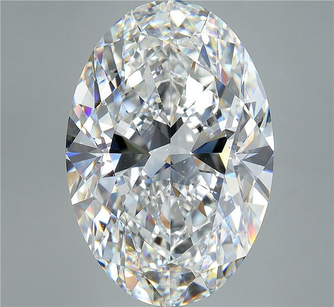 13.01ct E SI1 Rare Carat Ideal Cut Oval Diamond