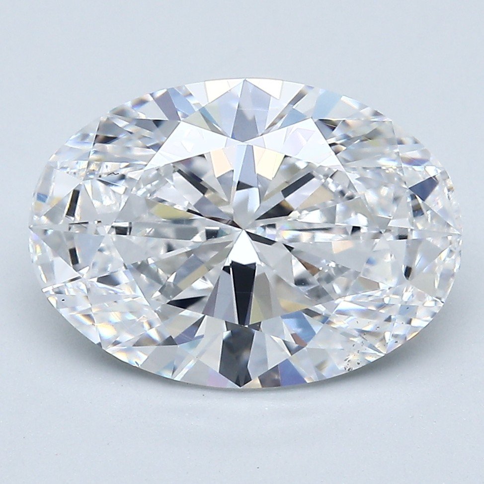 4.30ct D VS2 Rare Carat Ideal Cut Oval Diamond