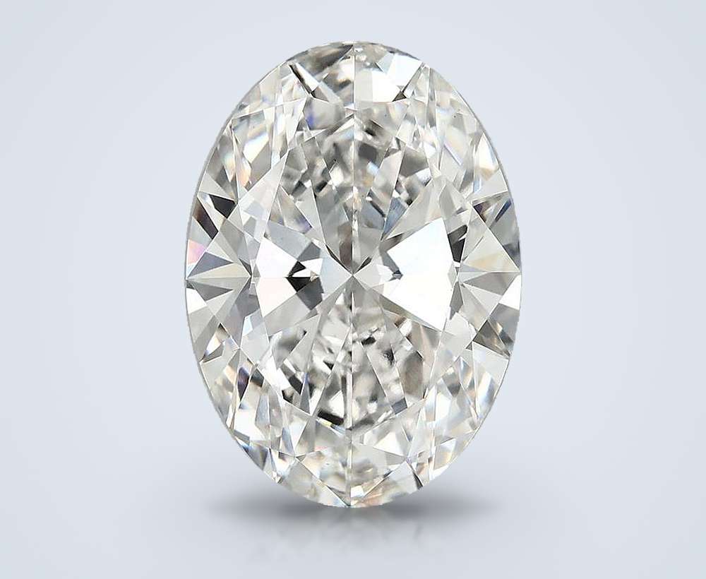 6.63 Carat Oval Lab Diamond