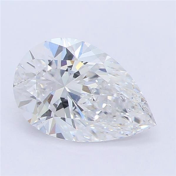 0.90ct D VS2 Rare Carat Ideal Cut Pear Lab Grown Diamond