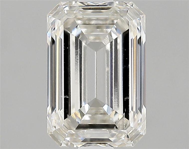 1.55ct I SI1 Rare Carat Ideal Cut Emerald Lab Grown Diamond