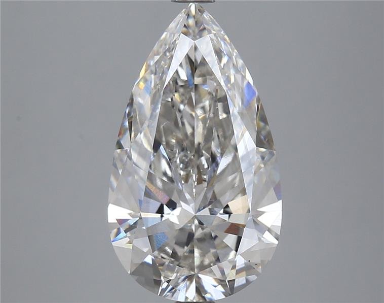 3.80ct H VS2 Rare Carat Ideal Cut Pear Lab Grown Diamond