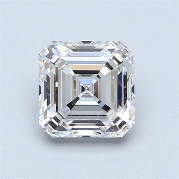 1.07ct F VVS2 Rare Carat Ideal Cut Asscher Diamond