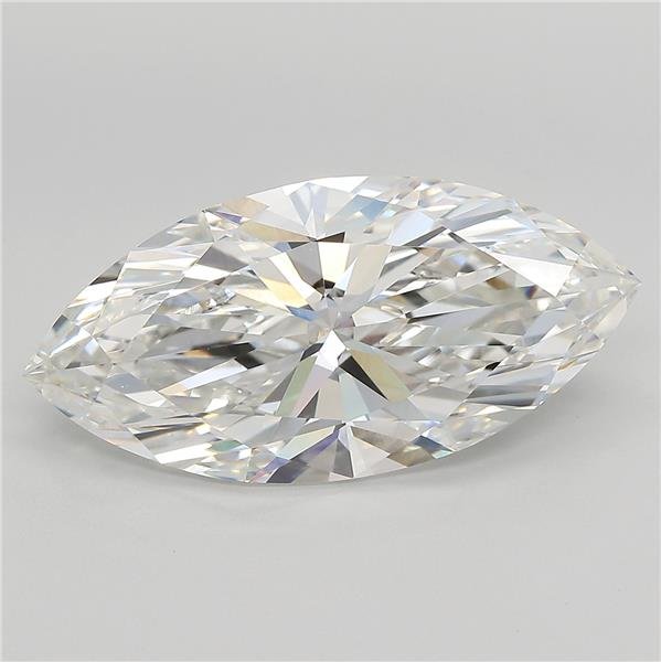 6.46ct G VVS2 Rare Carat Ideal Cut Marquise Lab Grown Diamond