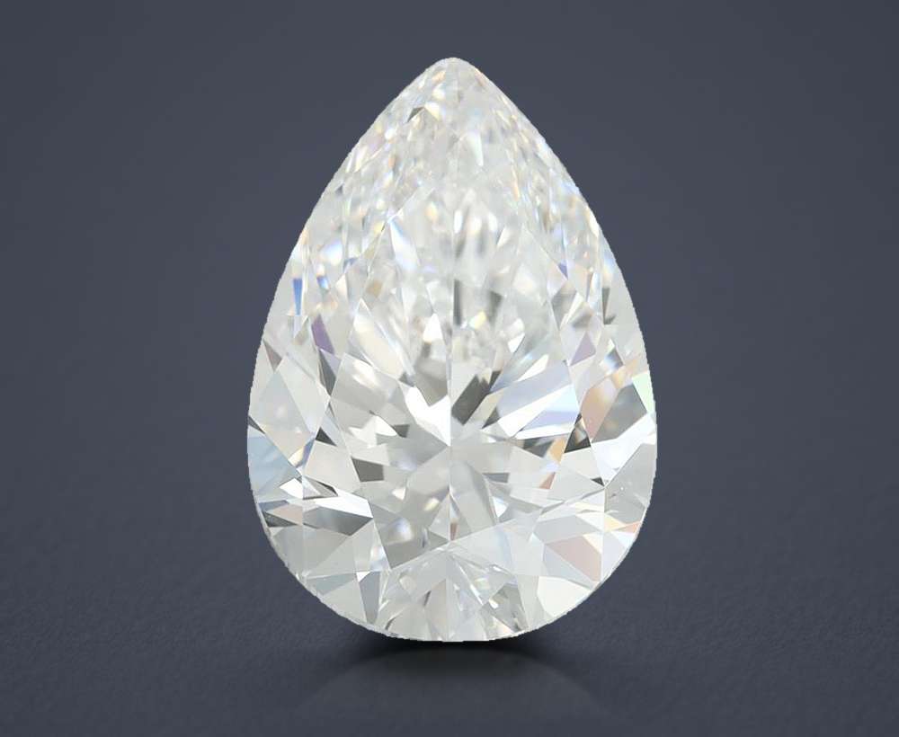 3.53 Carat Pear Lab Diamond