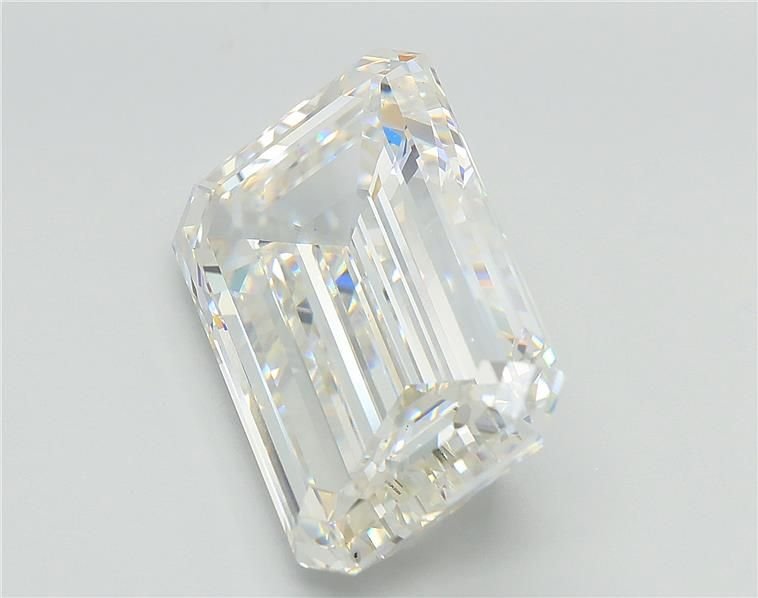 8.03ct F VS1 Rare Carat Ideal Cut Emerald Lab Grown Diamond
