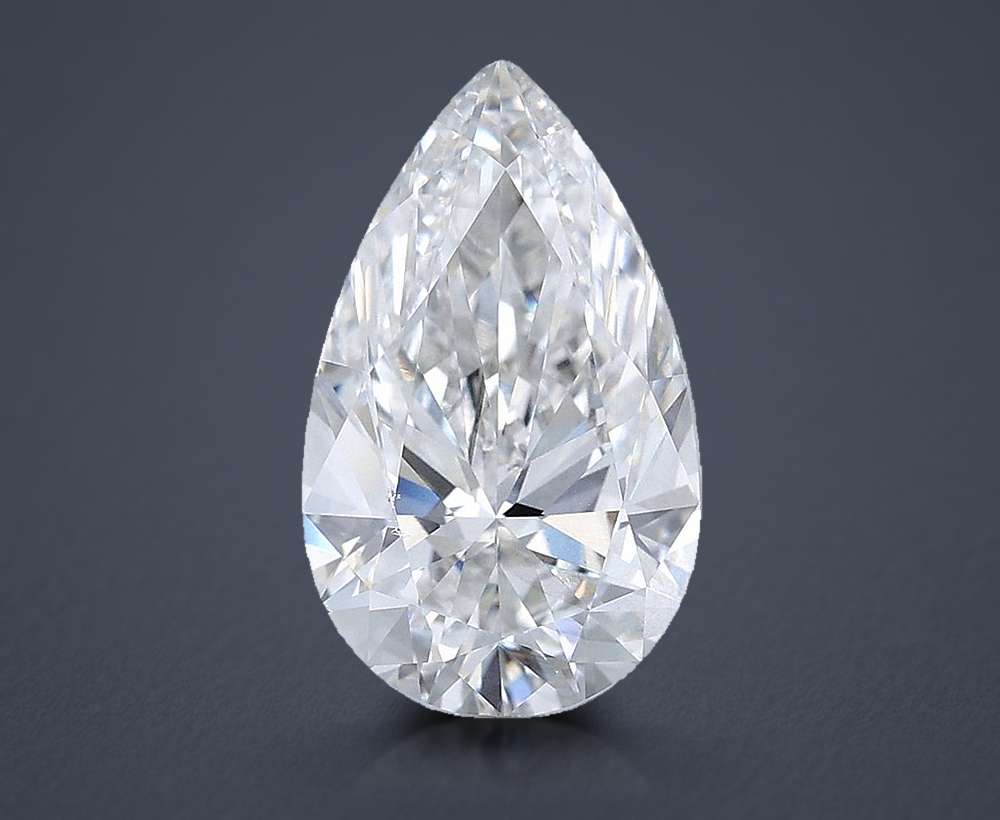 3.49 Carat Pear Lab Diamond