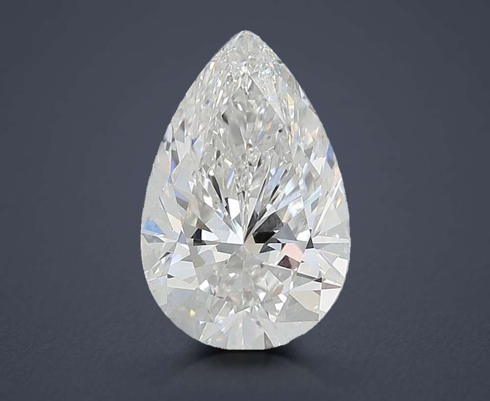 3.00 Carat Pear Lab Diamond