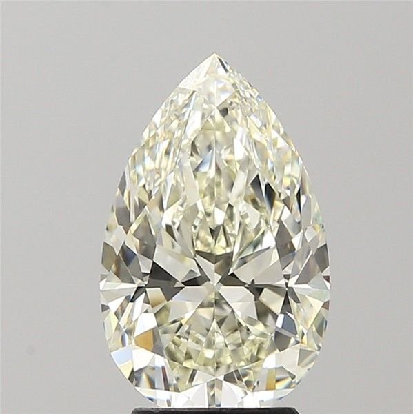 3.23ct K VVS1 Rare Carat Ideal Cut Pear Diamond