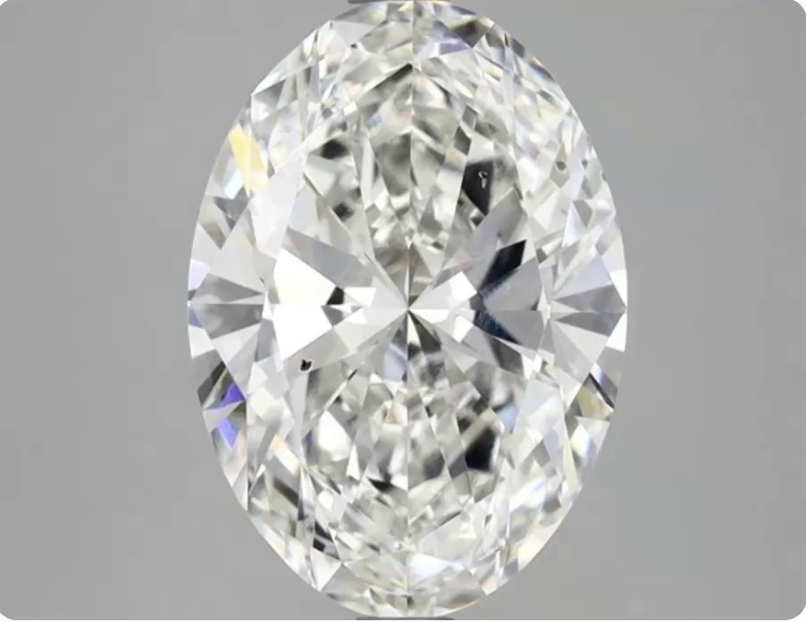 3.44 Carat Oval Lab Diamond