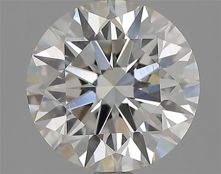 2.44ct K VS1 Rare Carat Ideal Cut Round Diamond