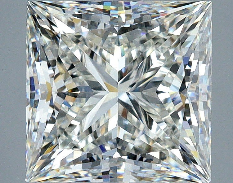 2.82ct J VVS2 Rare Carat Ideal Cut Princess Diamond