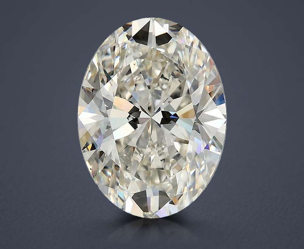 3.91 Carat Oval Lab Diamond