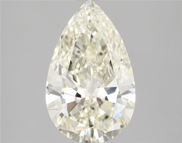 2.03ct K SI1 Rare Carat Ideal Cut Pear Diamond