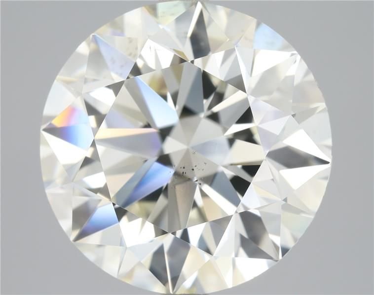 4.01ct K SI1 Rare Carat Ideal Cut Round Diamond