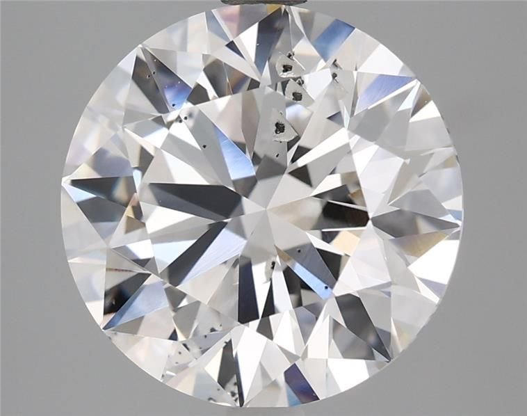 4.01ct F SI2 Rare Carat Ideal Cut Round Lab Grown Diamond