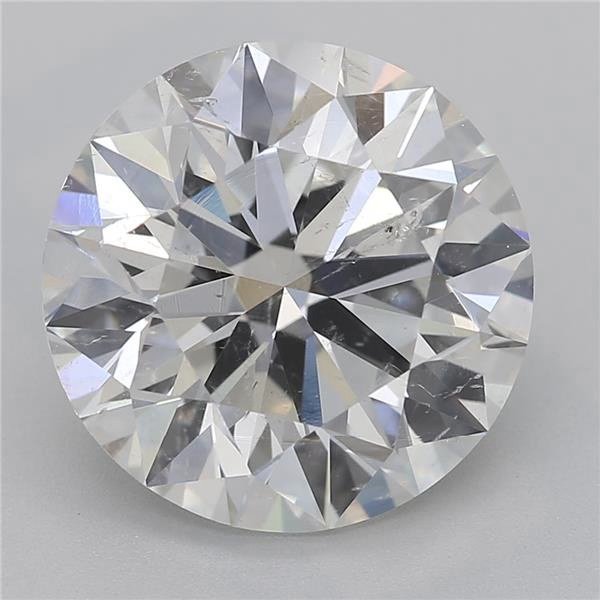 3.25ct G SI2 Rare Carat Ideal Cut Round Diamond