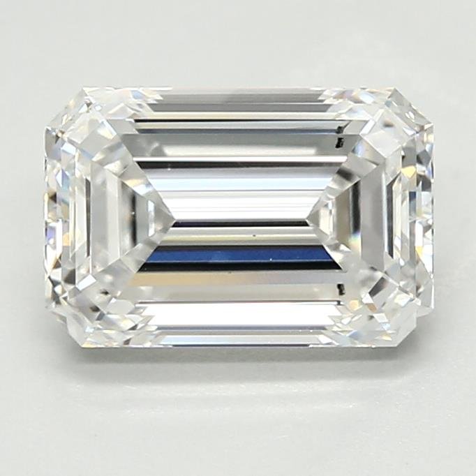 1.74ct D VS2 Rare Carat Ideal Cut Emerald Lab Grown Diamond